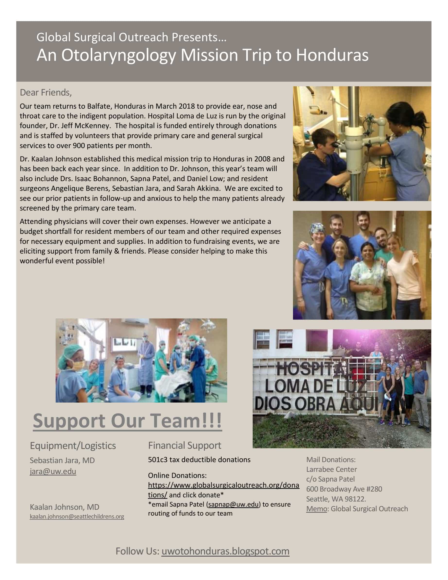 Larabee's mission trip report 