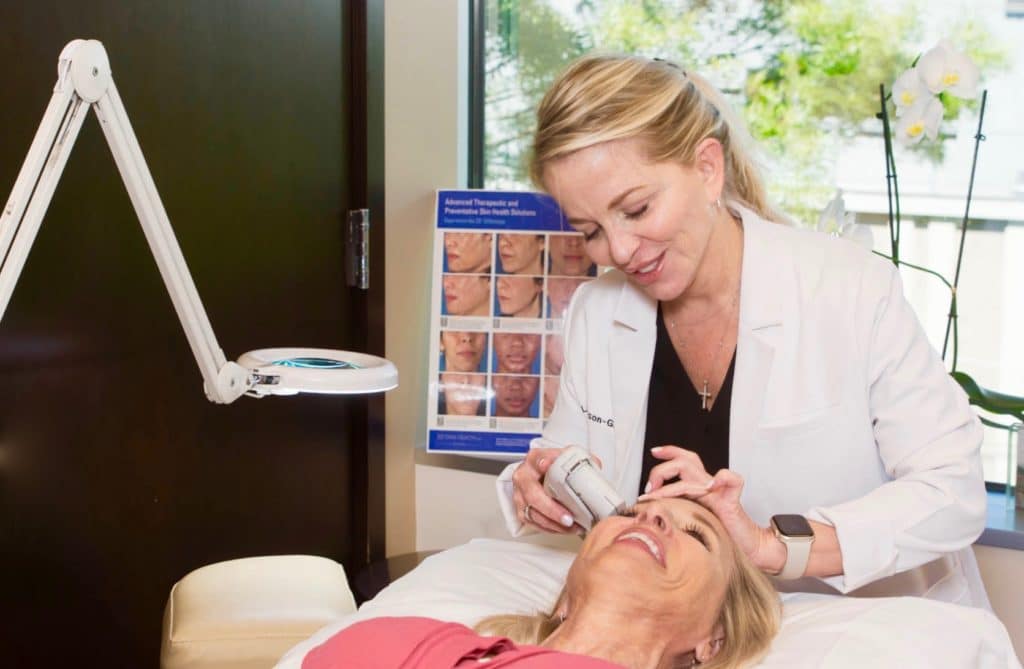 doctor treating patient